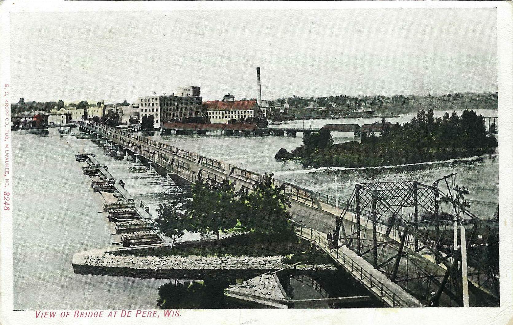 1907 - Bridge, looking west