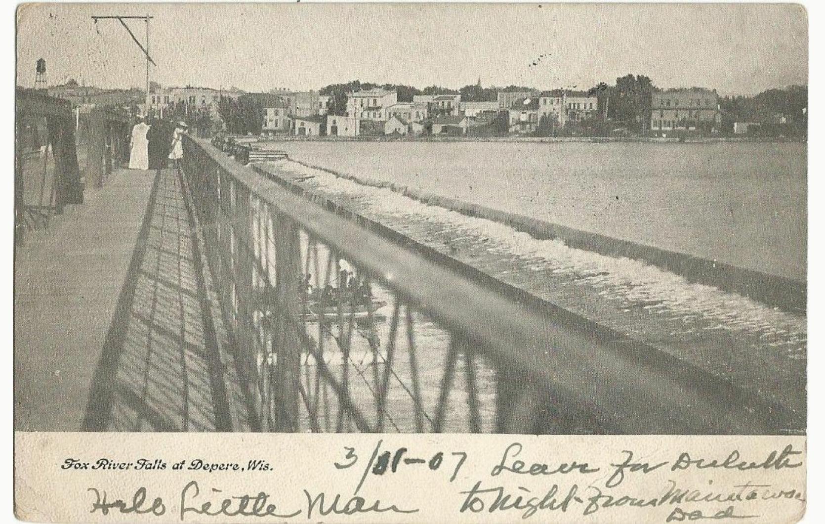 1907 - Bridge, looking east